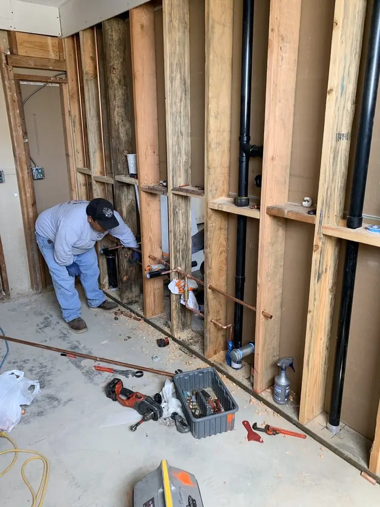 Commercial rough-in plumbing for Water Heater Replacement in North Myrtle Beach
